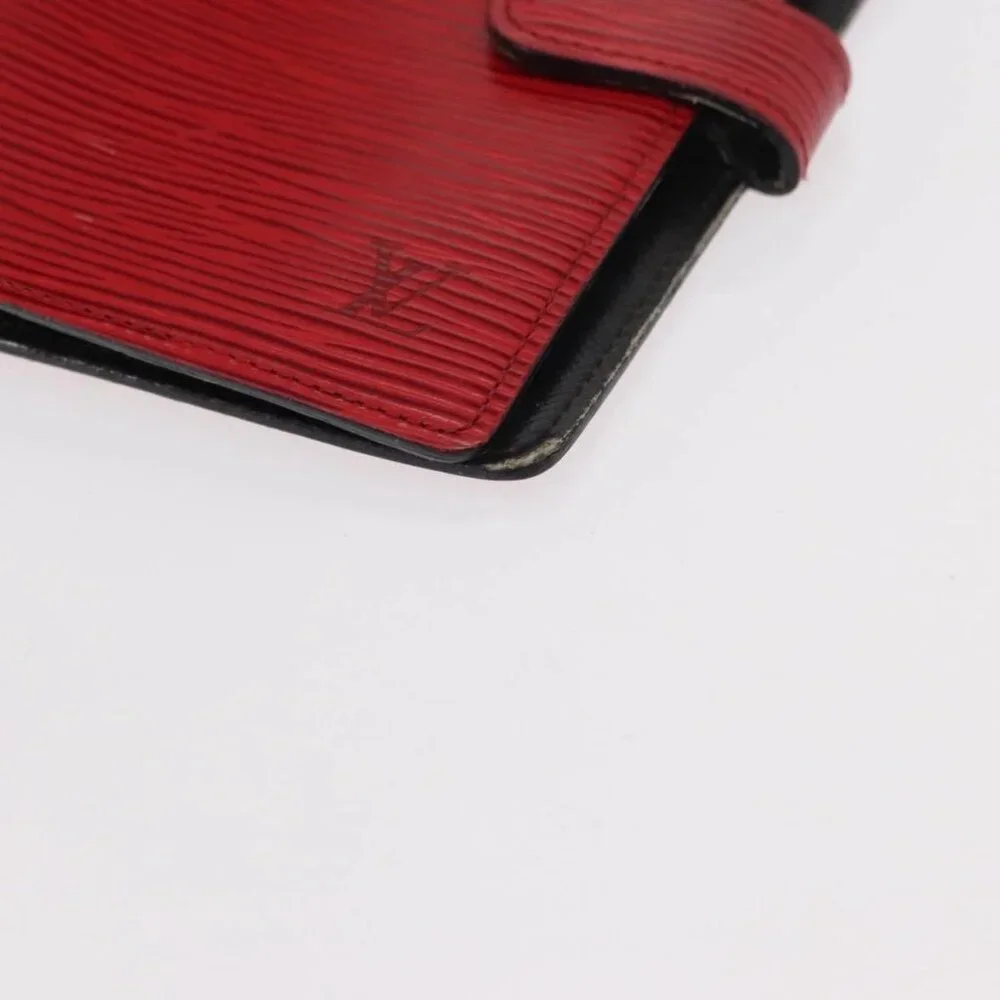 LOUIS VUITTON Epi Agenda PM Day Planner Cover Red